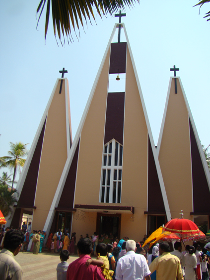 St. George Cathedral in Calicut designed in 1970